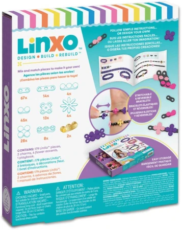 MAKE IT REAL LinXo Výroba šperků kreativní sada 3 druhy