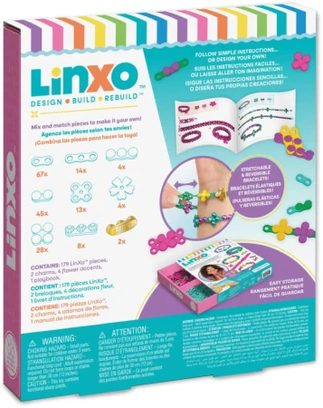 MAKE IT REAL LinXo Výroba šperků kreativní sada 3 druhy
