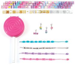 MAKE IT REAL Náramky v lízátku kreativní set výroba dětské bižuterie 2 druhy