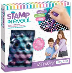 MAKE IT REAL Plakát z teček Stamp To Reveal kreativní set 3 druhy