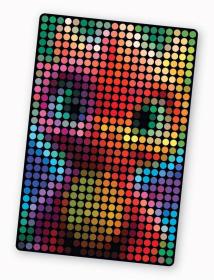 MAKE IT REAL Plakát z teček Stamp To Reveal kreativní set 3 druhy