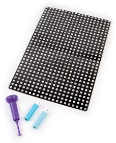 MAKE IT REAL Plakát z teček Stamp To Reveal kreativní set 3 druhy