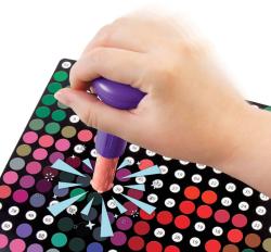 MAKE IT REAL Plakát z teček Stamp To Reveal kreativní set 3 druhy