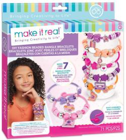 MAKE IT REAL Plastové náramky kreativní set výroba dětské bižuterie