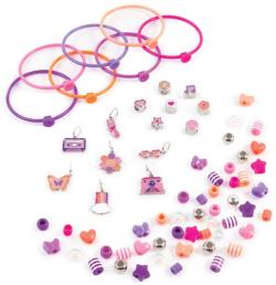 MAKE IT REAL Plastové náramky kreativní set výroba dětské bižuterie