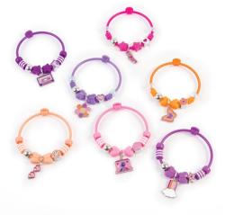 MAKE IT REAL Plastové náramky kreativní set výroba dětské bižuterie