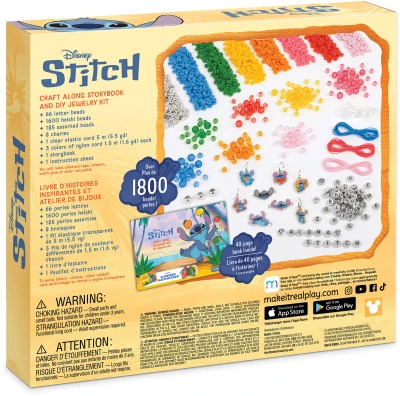 MAKE IT REAL Výroba náramků Stitch kreativní set v krabici