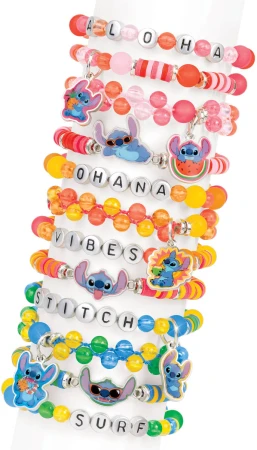 MAKE IT REAL Výroba náramků Stitch kreativní set v krabici