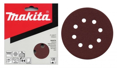 Makita Brusný papír P-43549 125mm K60, 10ks Makita Brusný papír P-43549 125mm K60, 10ks