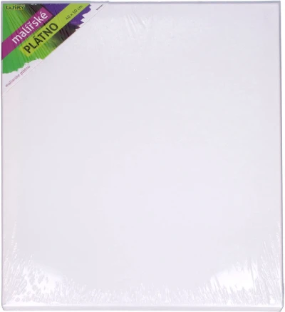 Malířské plátno 40x50cm bílé 280 g/m2 napnuté na rámu