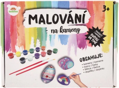 Malování na kameny kreativní sada zdobení kamenů svítí ve tmě v krabici Malování na kameny kreativní sada zdobení kamenů svítí ve tmě v krabici