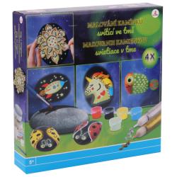 Malování na kamínky svítí sada