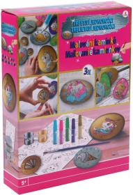 Malování na kamínky třpytivý jednorožec kreativní set se samolepkami