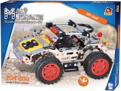 MALÝ MECHANIK Auto off-road 204 dílků kovová (stavebnice) typu Merkur MALÝ MECHANIK Auto off-road 204 dílků kovová (stavebnice) typu Merkur