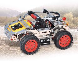 MALÝ MECHANIK Auto off-road 204 dílků kovová (stavebnice) typu Merkur