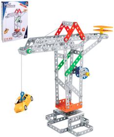 MALÝ MECHANIK Jeřáb 219 dílků kovová (stavebnice) typu Merkur MALÝ MECHANIK Jeřáb 219 dílků kovová (stavebnice) typu Merkur