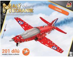 MALÝ MECHANIK Letadlo 201 dílků kovová (stavebnice) typu Merkur