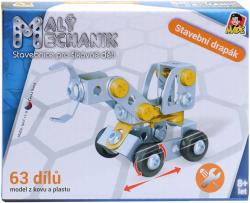 MALÝ MECHANIK Stavební technika 6 druhů kov (stavebnice) typu Merkur