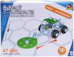 MALÝ MECHANIK Vojenská technika kovová (stavebnice) typu Merkur 6 druhů