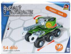 MALÝ MECHANIK Vojenská technika kovová (stavebnice) typu Merkur 6 druhů