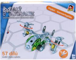MALÝ MECHANIK Vojenská technika kovová (stavebnice) typu Merkur 6 druhů