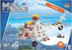 MALÝ MECHANIK Vrtulník 364 dílů kovová (stavebnice) typu Merkur