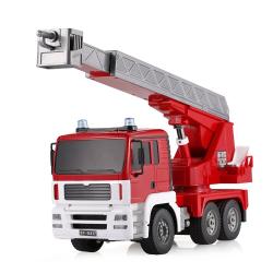 MAN FIRE TRUCK 4WD Hasiči, 1:20, zvukový modul, LED, funkční žebřík, RTR