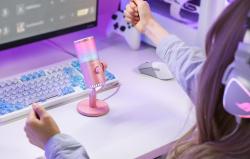 Maono DM30RGB růžový mikrofon