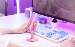 Maono DM30RGB růžový mikrofon