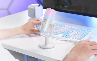 Maono Herný mikrofón DM30RGB (biely)