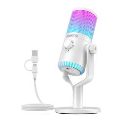 Maono Herní mikrofon DM30RGB (bílý)