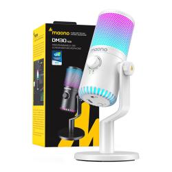 Maono Herní mikrofon DM30RGB (bílý)