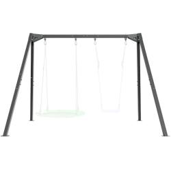 MARBO Ocelová konstrukce na zahradní houpačky / houpací síť MO-013