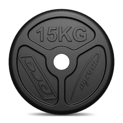 MARBO MW-O15-OLI černý 15 kg olympijský kotouč