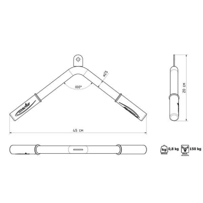 MARBO Tricepsový adaptér MH-C105