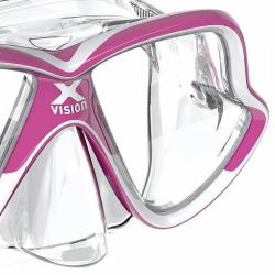 Mares Maska X-VISION MID 2.0 POUZE transp./aqua (VÝPRODEJ)