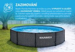 Marimex Florida 3,05x0,76 m bazén bez příslušenství - motiv RATAN