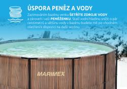 Marimex Bazén Florida 3,05x0,91 m se skimmerem - motiv TEAK
