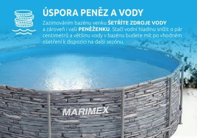 Marimex Bazén Florida 3,66x0,99 m bez příslušenství - motiv KÁMEN