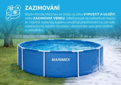 Marimex Bazén Florida 3,66x0,99 m bez príslušenstva (VÝPREDAJ)