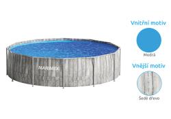 Marimex Florida 3,66x0,99 m bazén se skimmerem - motiv ŠEDÉ DŘEVO