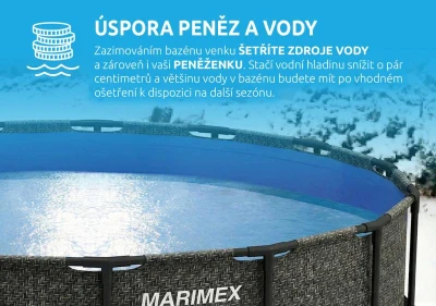 Marimex Bazén Florida 4,57x1,32 m RATAN bez příslušenství