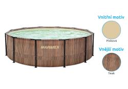Marimex Florida 4,57x1,32 m bazén se skimmerem - motiv TEAK