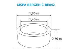 MSPA Bergen C-BE042 bazén vířivý