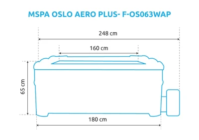 Marimex MSPA OSLO AERO PLUS- F-OS063WAP bazén vířivý