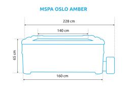 Marimex MSPA OSLO AMBER F-AM063W Bazén vířivý + sleva 1000,- na příslušenství