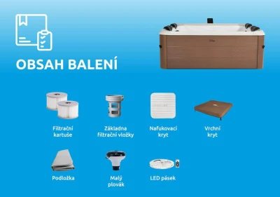 Marimex MSPA OSLO AMBER F-AM063W Bazén vířivý + sleva 1000,- na příslušenství