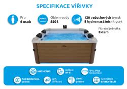 Marimex MSPA OSLO AMBER F-AM063W Bazén vířivý + sleva 1000,- na příslušenství