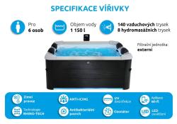 Marimex Bazén vířivý MSPA OSLO PLUS F-OS063WP