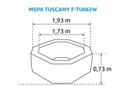 Marimex MSPA Tuscany F-TU062W bazén vířivý + sleva 1000,- na příslušenství